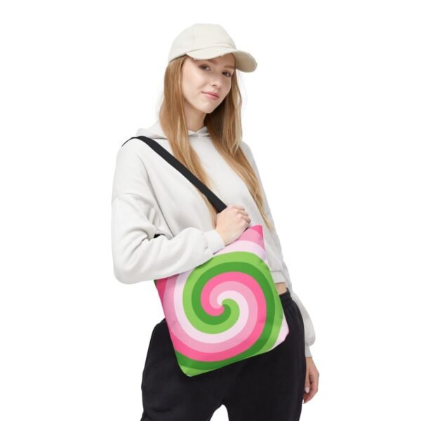 Spring Picnic Spiral Tote Bag - Image 5