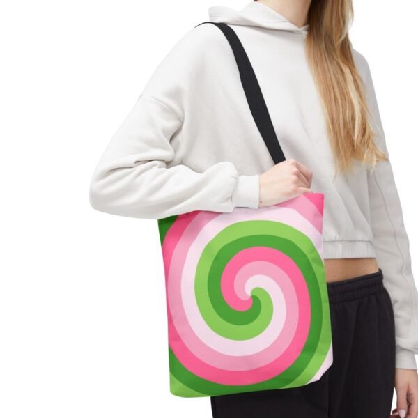Spring Picnic Spiral Tote Bag - Image 7