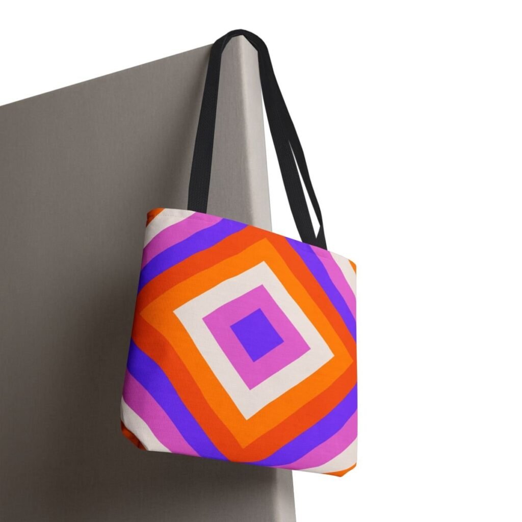 Sunset Carnival Diamond Tote Bag