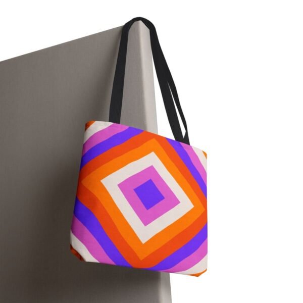 Sunset Carnival Diamond Tote Bag - Image 8