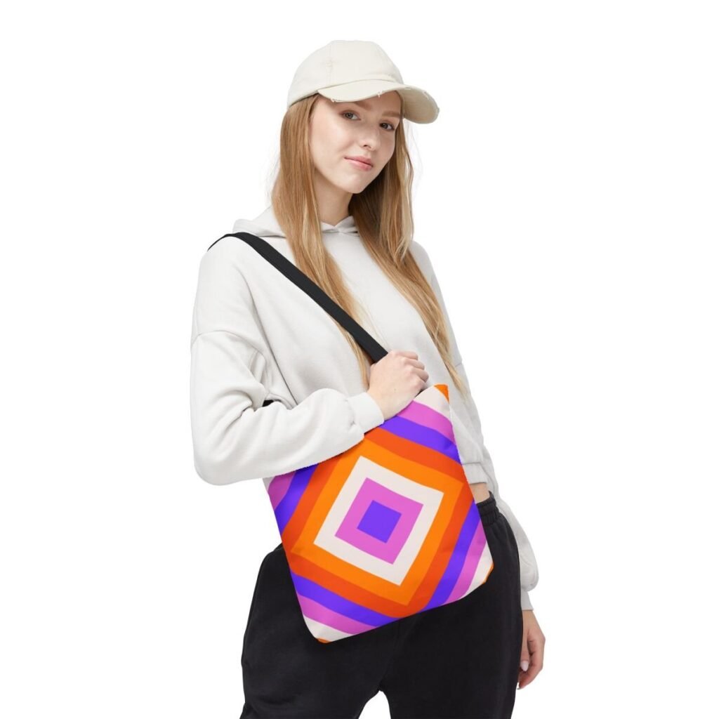 Sunset Carnival Diamond Tote Bag