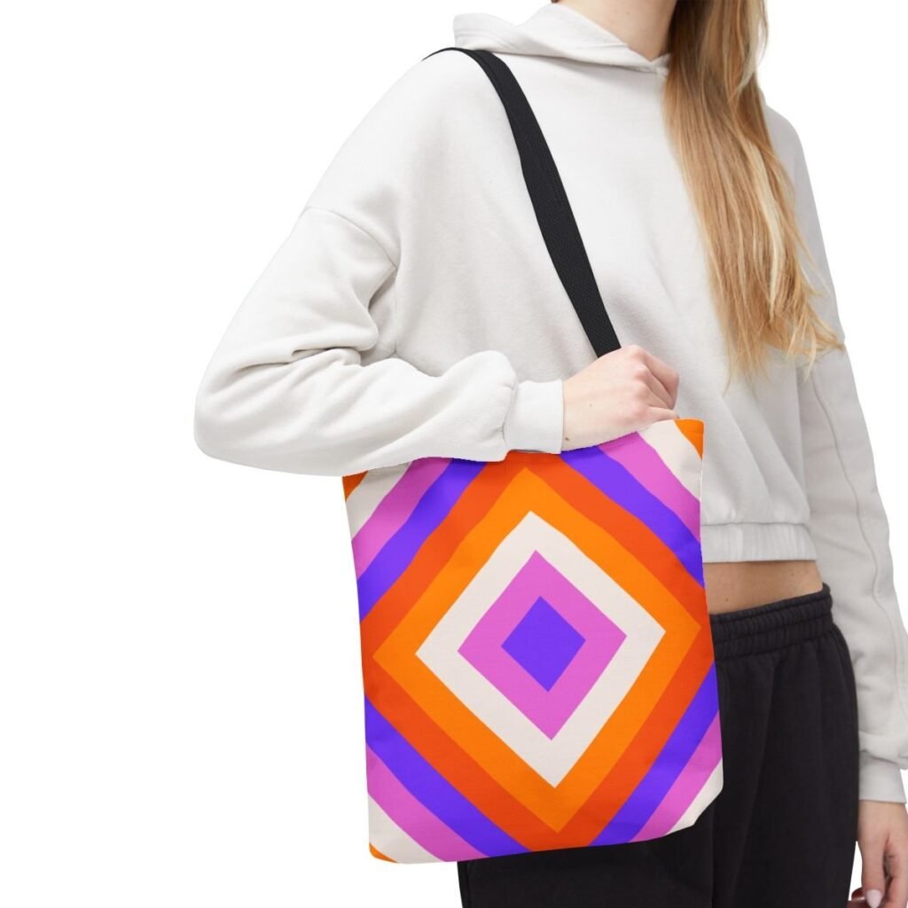 Sunset Carnival Diamond Tote Bag