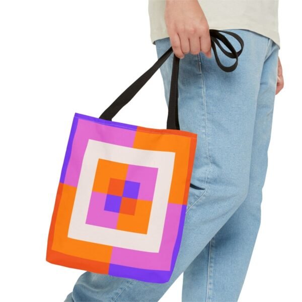 Sunset Carnival Labyrinth Tote Bag - Image 3