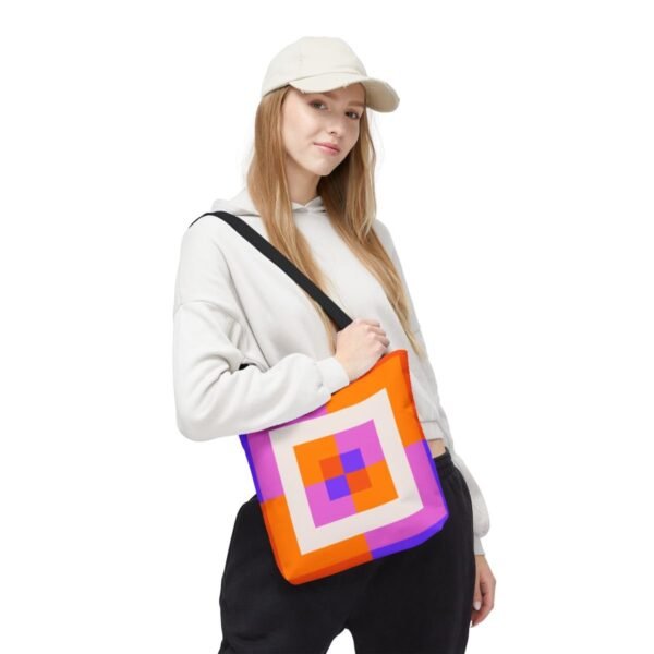 Sunset Carnival Labyrinth Tote Bag - Image 5