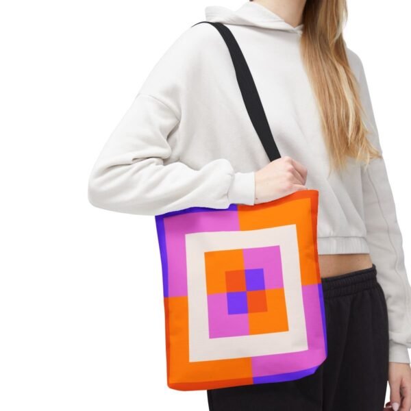 Sunset Carnival Labyrinth Tote Bag - Image 7