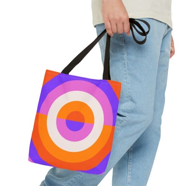 Sunset Carnival Orbit Tote Bag - Image 3