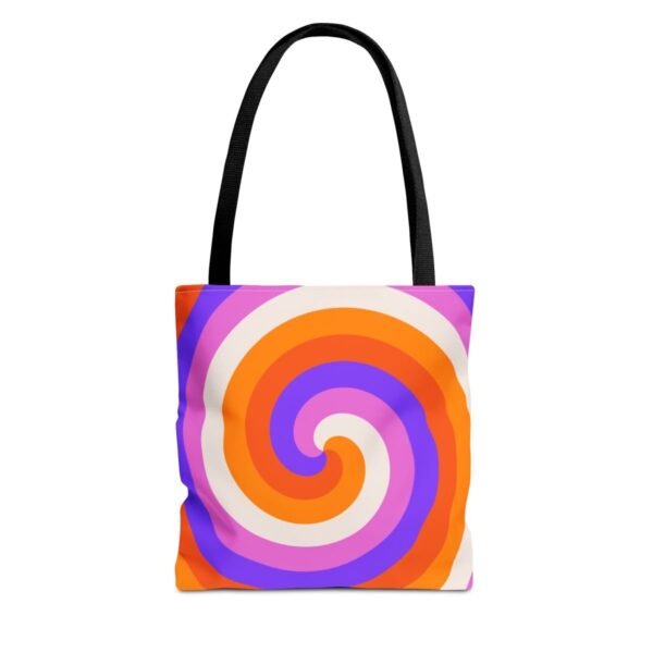 Sunset Carnival Spiral Tote Bag