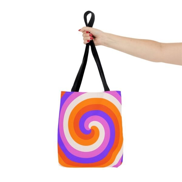 Sunset Carnival Spiral Tote Bag - Image 4