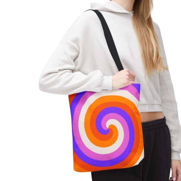 Sunset Carnival Spiral Tote Bag - Image 7