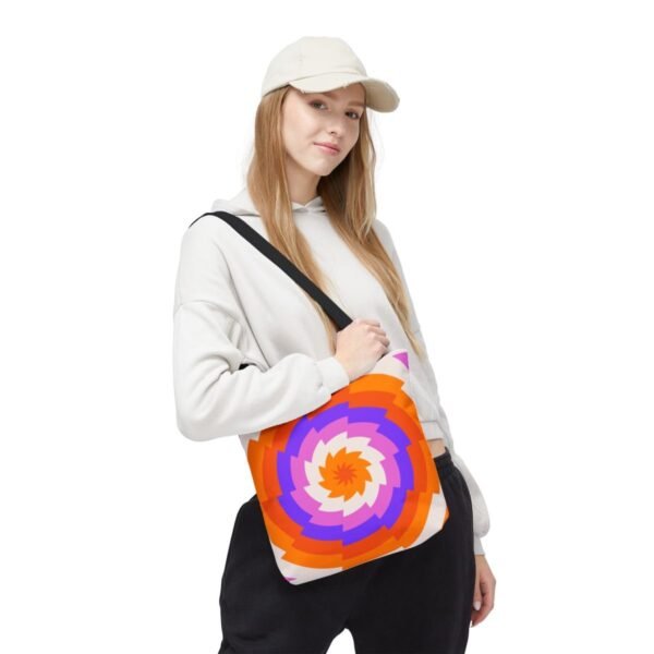 Sunset Carnival Vortex Tote Bag - Image 5
