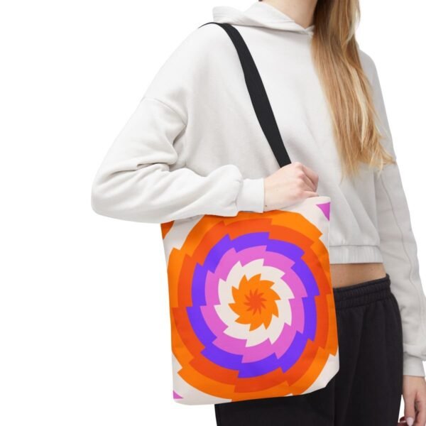 Sunset Carnival Vortex Tote Bag - Image 7
