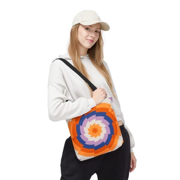 Sunset Library Vortex Tote Bag - Image 5