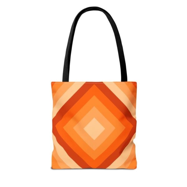 Tangerine Rush Diamond Tote Bag - Image 2