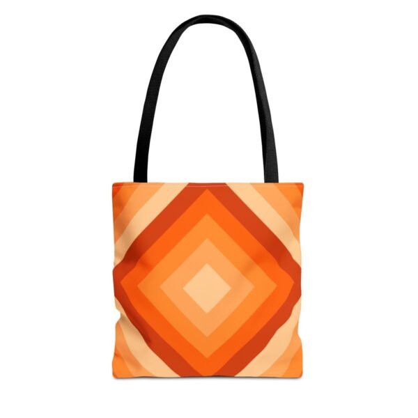 Tangerine Rush Diamond Tote Bag