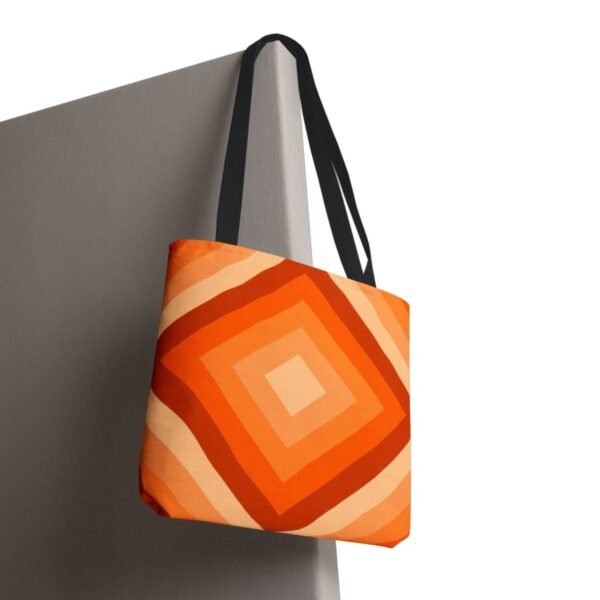 Tangerine Rush Diamond Tote Bag - Image 8