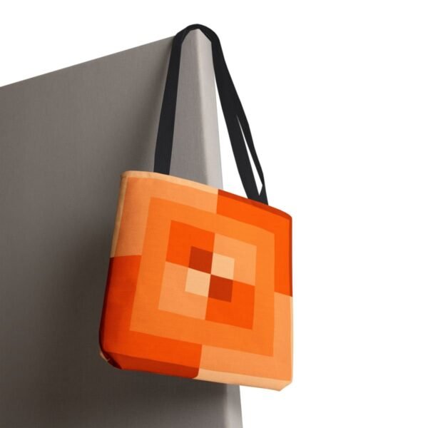 Tangerine Rush Labyrinth Tote Bag - Image 8