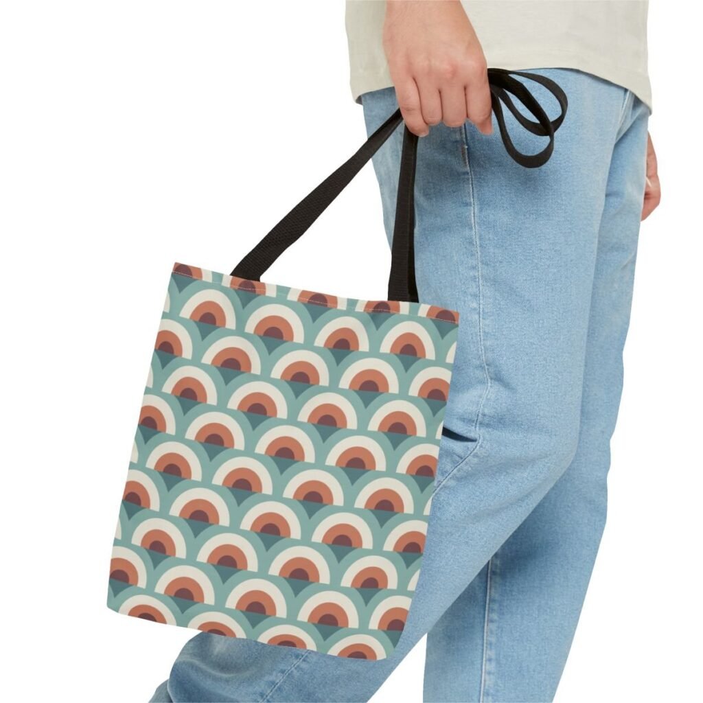 Terracotta Breeze Peacock Tote Bag