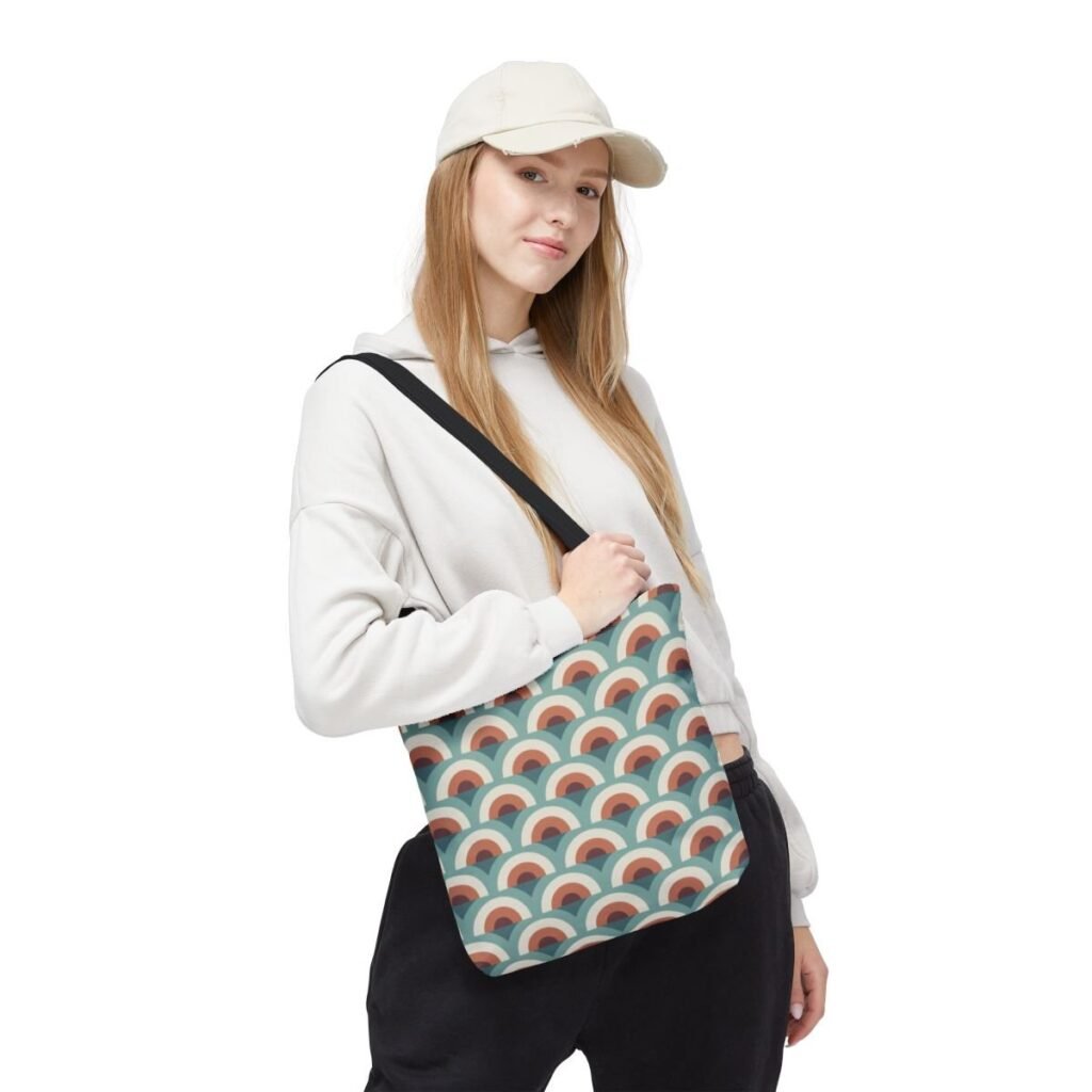 Terracotta Breeze Peacock Tote Bag