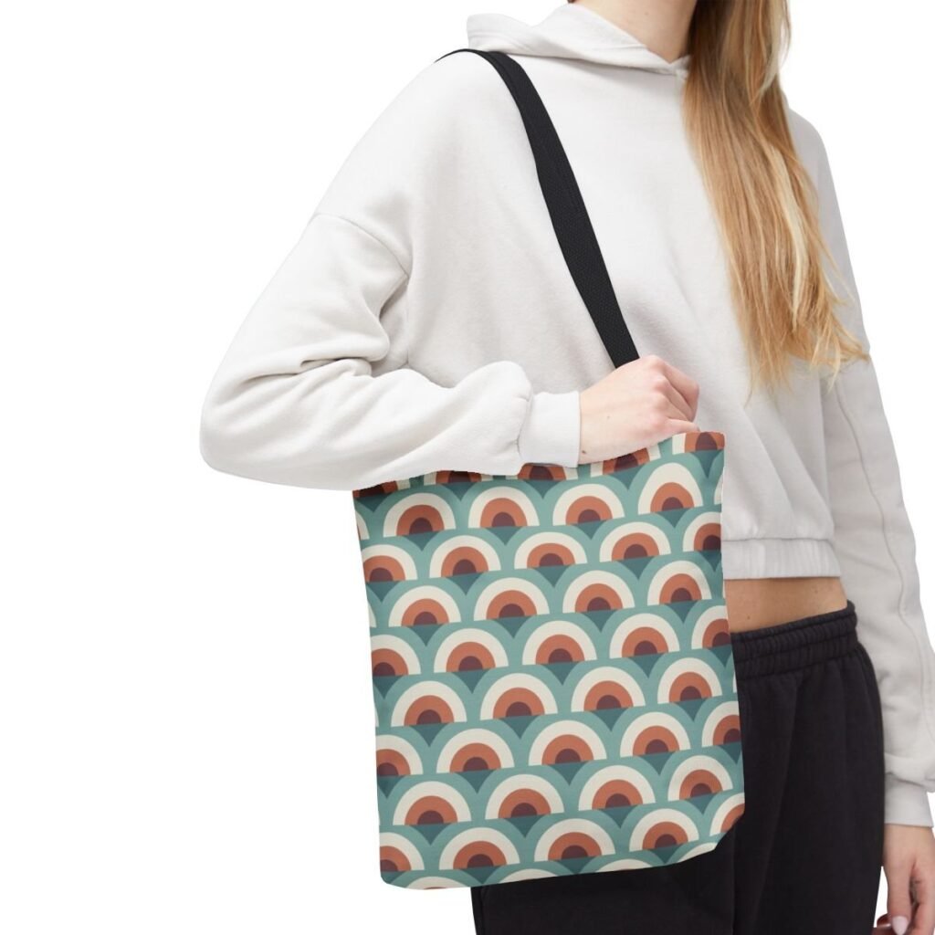 Terracotta Breeze Peacock Tote Bag