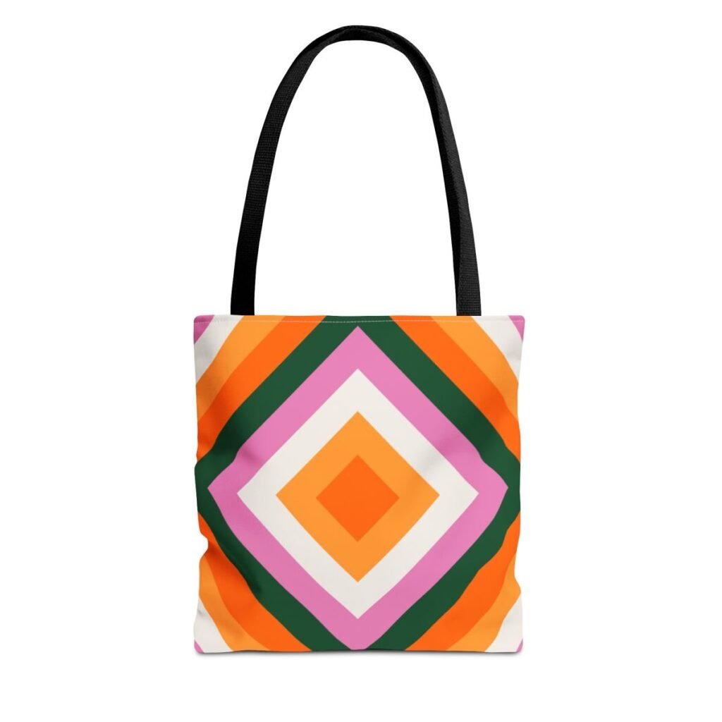 Tropic Bloom Diamond Tote Bag