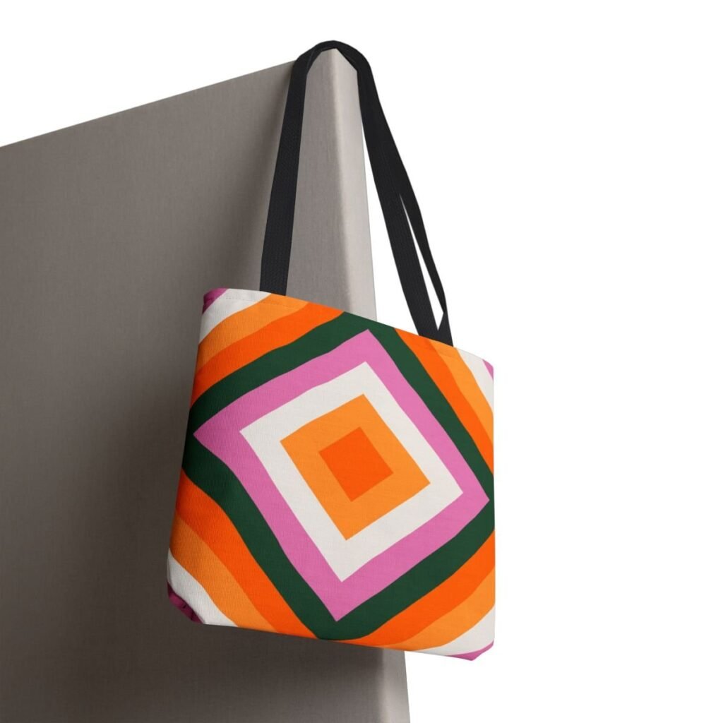 Tropic Bloom Diamond Tote Bag