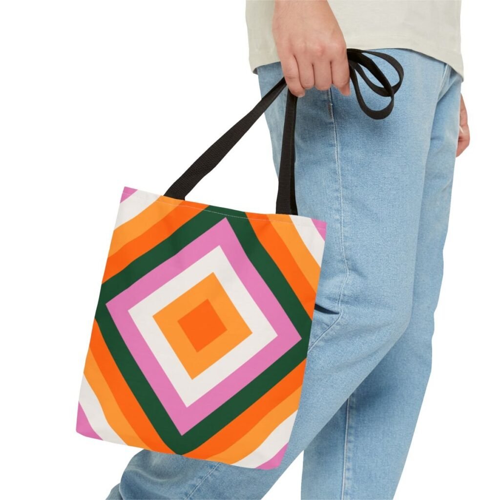 Tropic Bloom Diamond Tote Bag
