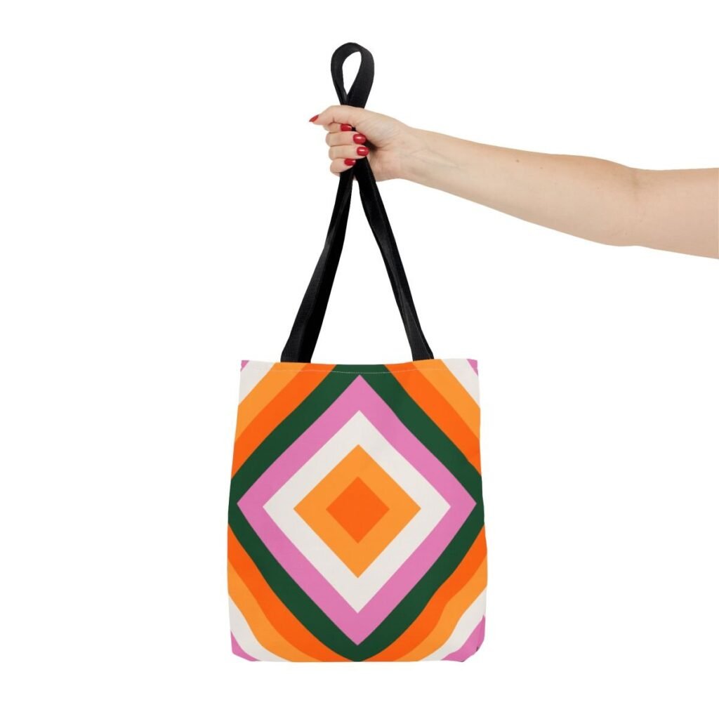 Tropic Bloom Diamond Tote Bag