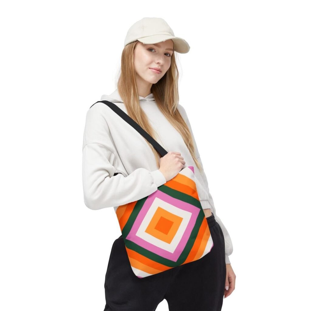 Tropic Bloom Diamond Tote Bag