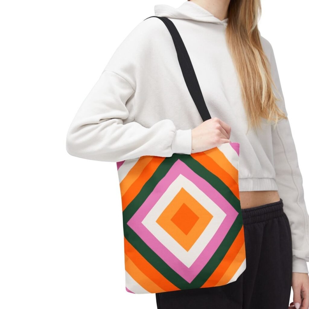 Tropic Bloom Diamond Tote Bag