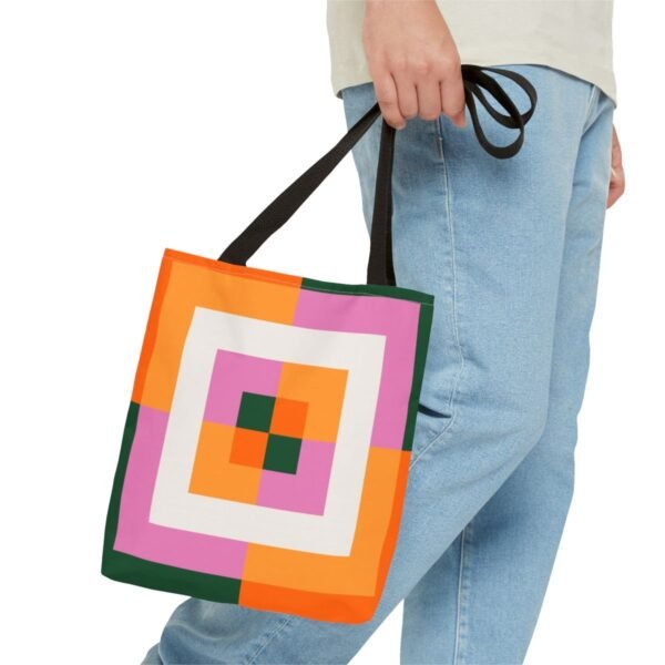 Tropic Bloom Labyrinth Tote Bag - Image 3