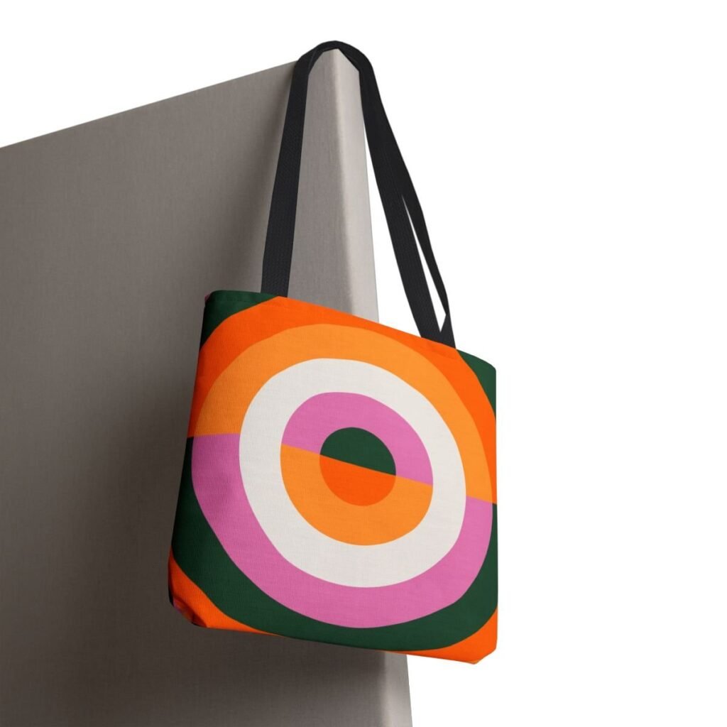 Tropic Bloom Orbit Tote Bag