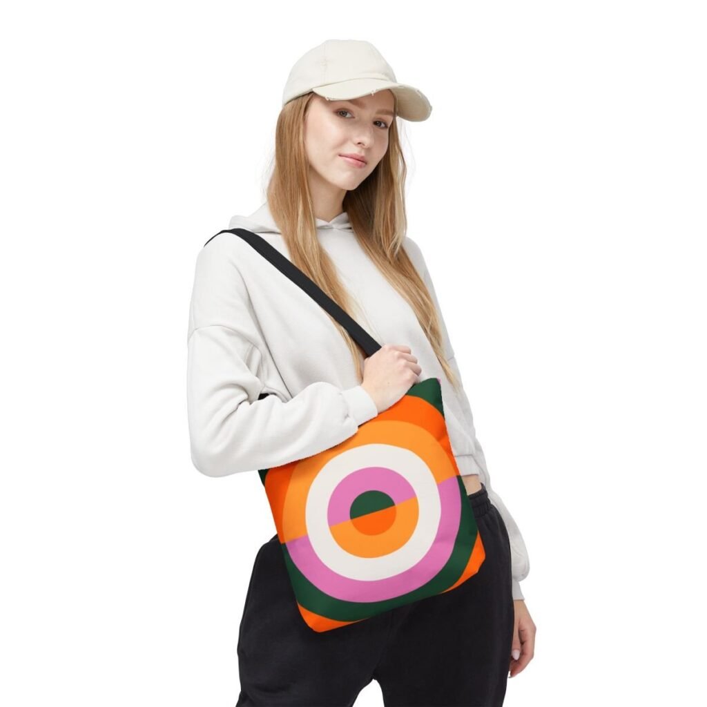 Tropic Bloom Orbit Tote Bag