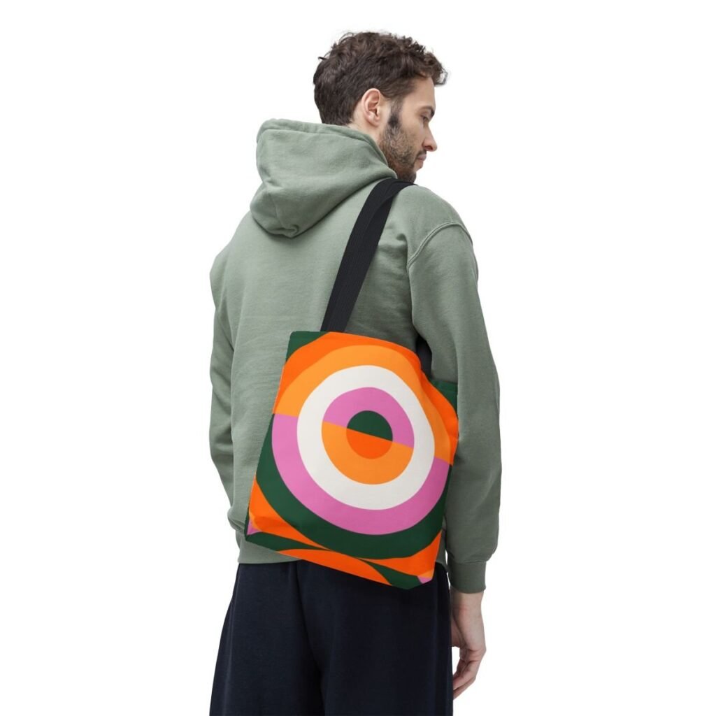 Tropic Bloom Orbit Tote Bag