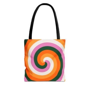 Tropic Bloom Spiral Tote Bag