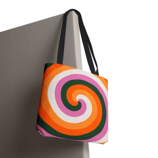 Tropic Bloom Spiral Tote Bag - Image 8