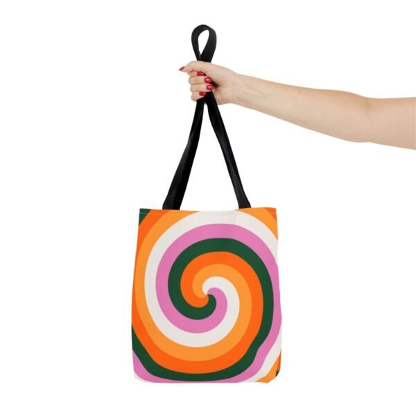 Tropic Bloom Spiral Tote Bag - Image 4