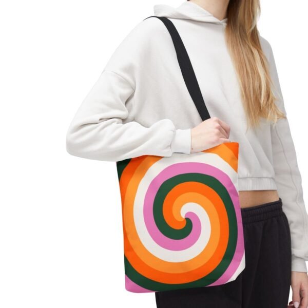 Tropic Bloom Spiral Tote Bag - Image 7