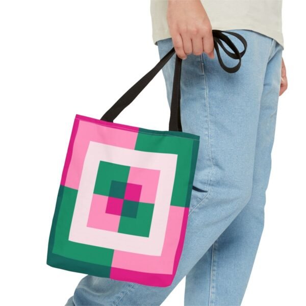 Tropical Sorbet Labyrinth Tote Bag - Image 3