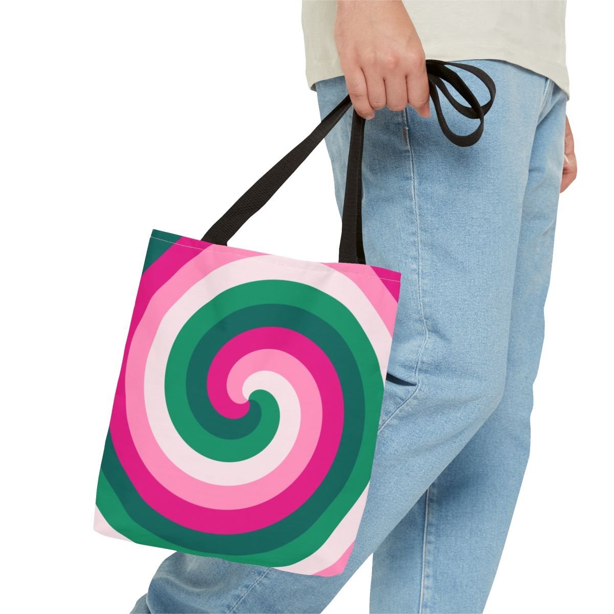 Tropical Sorbet Spiral Tote Bag - Image 2