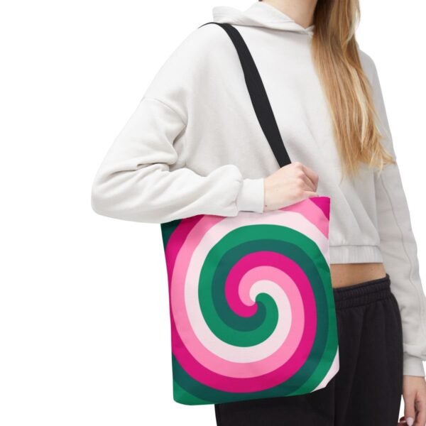 Tropical Sorbet Spiral Tote Bag - Image 5