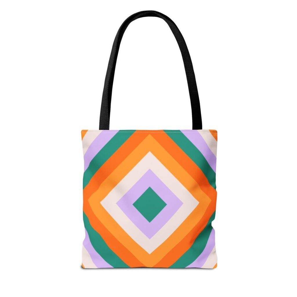Tropical Twist Diamond Tote Bag