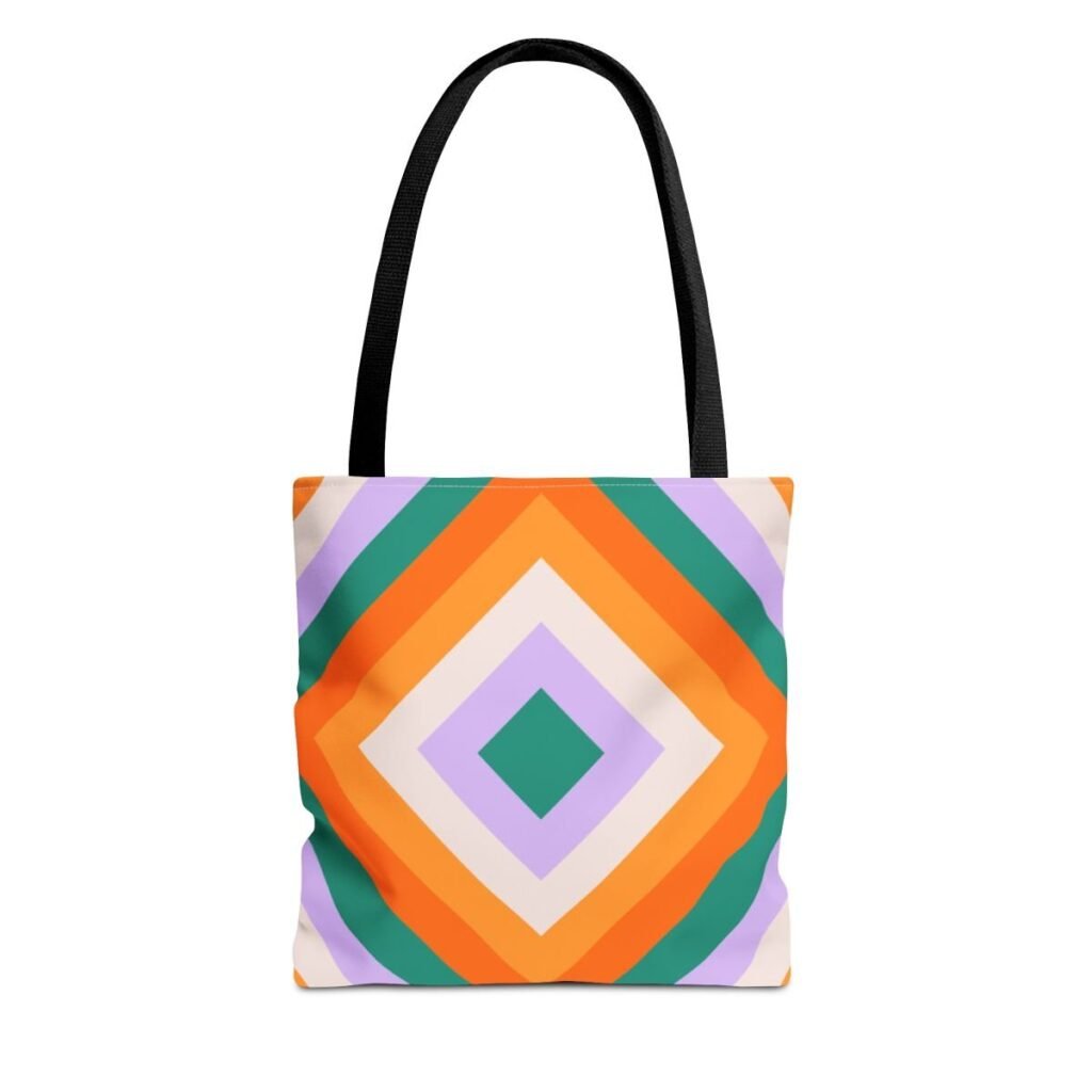 Tropical Twist Diamond Tote Bag