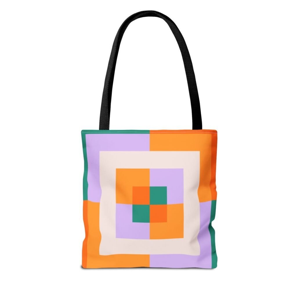Tropical Twist Labyrinth Tote Bag