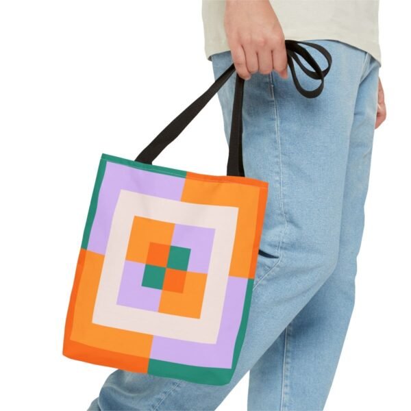 Tropical Twist Labyrinth Tote Bag - Image 3