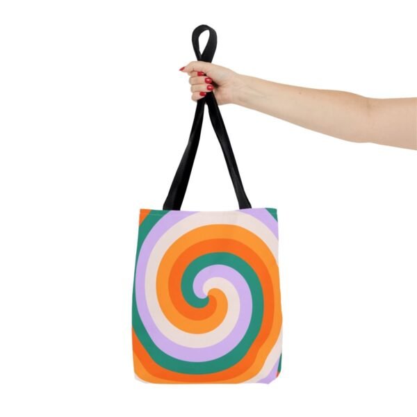 Tropical Twist Spiral Tote Bag - Image 4