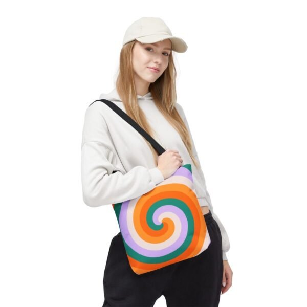 Tropical Twist Spiral Tote Bag - Image 5