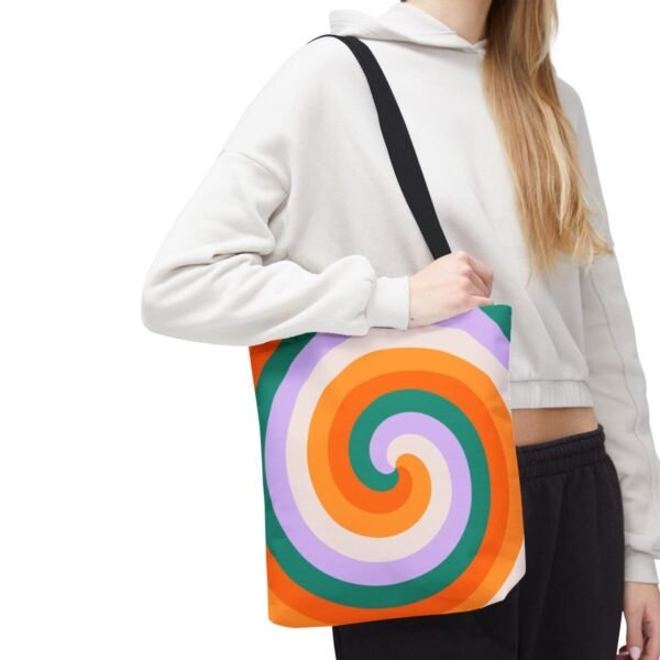 Tropical Twist Spiral Tote Bag - Image 7