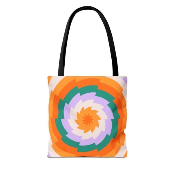 Tropical Twist Vortex Tote Bag - Image 2