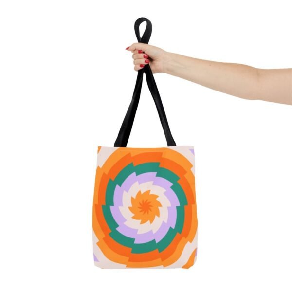Tropical Twist Vortex Tote Bag - Image 4