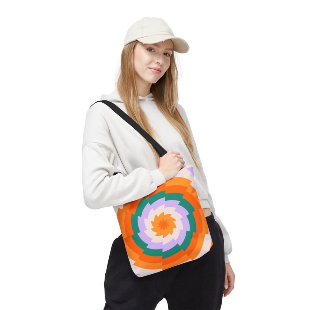 Tropical Twist Vortex Tote Bag